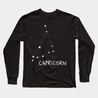 Zodiac Sign - Capricorn Long Sleeve T-Shirt